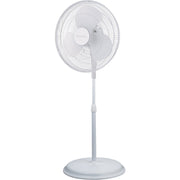Image of Denali Aire 16 In. 3-Speed White Oscillating Pedestal Fan