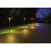 Image of Nebo LED Espresso All-Weather Metal Sleek Style Low Voltage Landscape Path Light Kit (8-Piece)