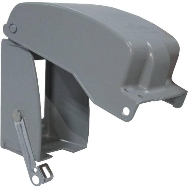 Image of Southwire Single Gang Gray Metallic Vertical While In-Use Extra-Duty Rated Multi-Use Cover