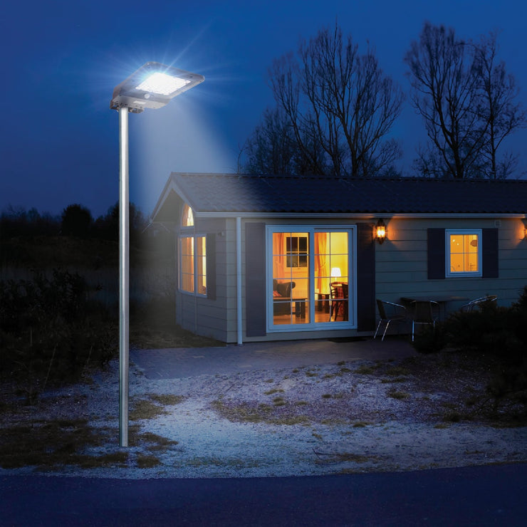 Image of Wagan Tech Black Motion Activated Dusk To Dawn 1600 Lm. Solar Flood Light