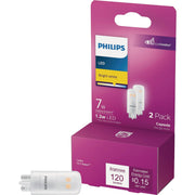 Image of Philips 7W Equivalent T5 Wedge Base 12V LED Capsule Bulb (2-Pack)
