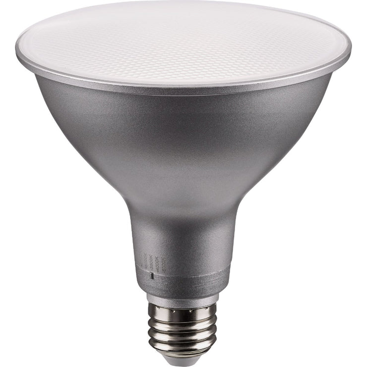Image of Satco 90W Equivalent 5CCT-Selectable PAR38 Medium Dimmable LED Floodlight Bulb