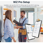 Image of Halo 6 In. White CCT Tunable Smart LED Downlight Connected by WiZ Pro, 900 Lm.