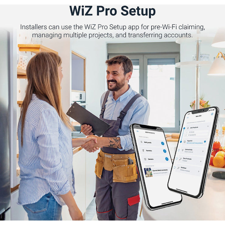 Image of Halo 6 In. White CCT Tunable Smart LED Downlight Connected by WiZ Pro, 900 Lm.