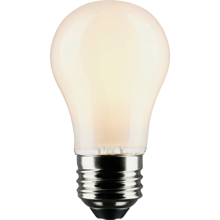 Image of Satco 40W Equivalent Warm White Appliance A15 Medium Dimmable Traditional LED Light Bulb (2-Pack)