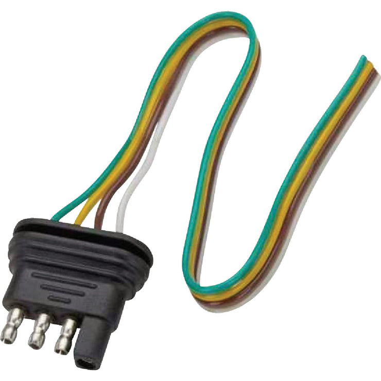 Image of TowSmart 12 In. 18 Ga. 4-Way Flat Trailer Wiring Connector