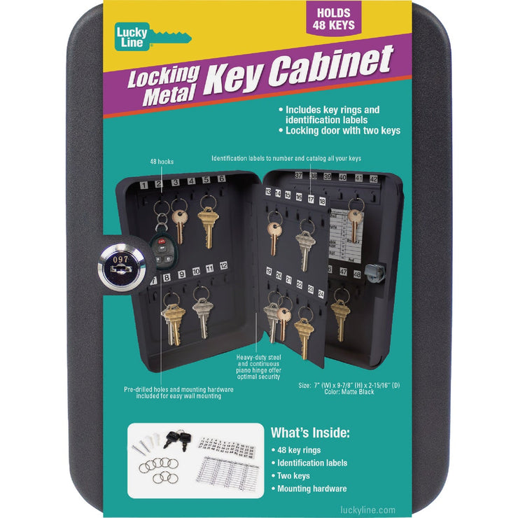 Image of Lucky Line Metal Cabinet Key Hider (48-Hook)