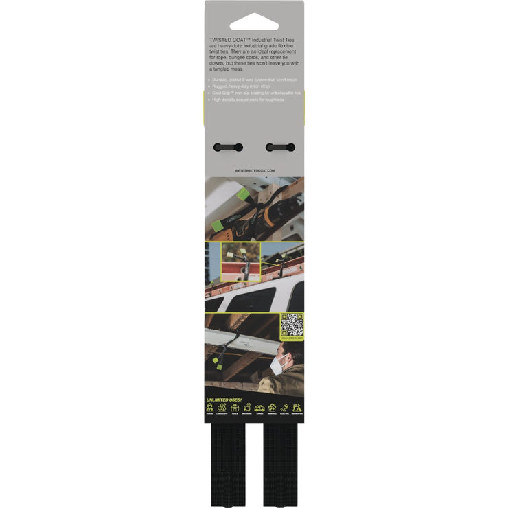 Image of Twisted GOAT 1.5 Ft. Industrial Twist Ties (2-Pack)