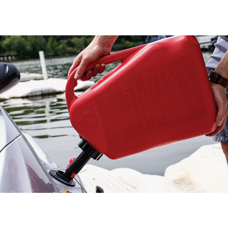 Image of Midwest Can 5 Gal. Plastic Gas Speed-Flo Racing Can