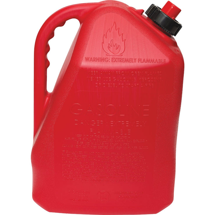 Image of Midwest Can 5 Gal. Plastic Gas Speed-Flo Racing Can
