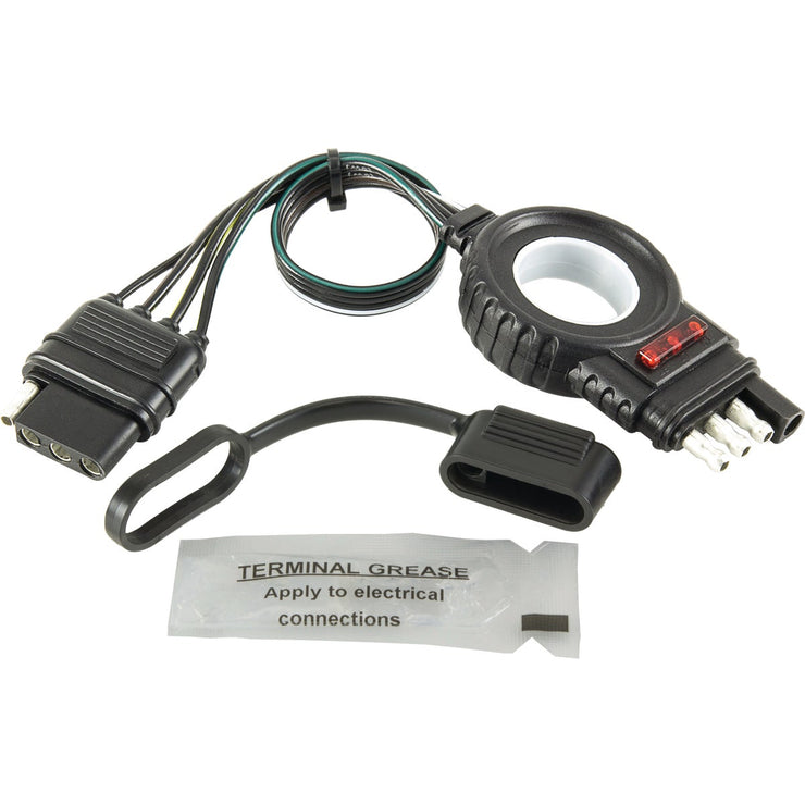 Image of Hopkins Endurance Easy-Pull 12 In. 4-Flat LED Test Extension Connector