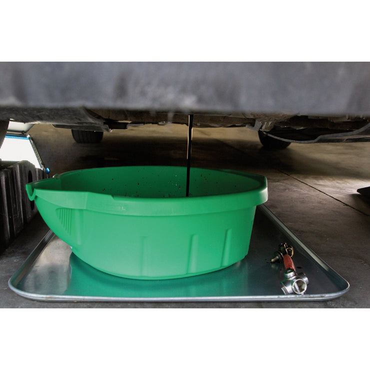 Image of Hopkins FloTool Super Duty 20 Qt. Less Mess Oil Drain Pan