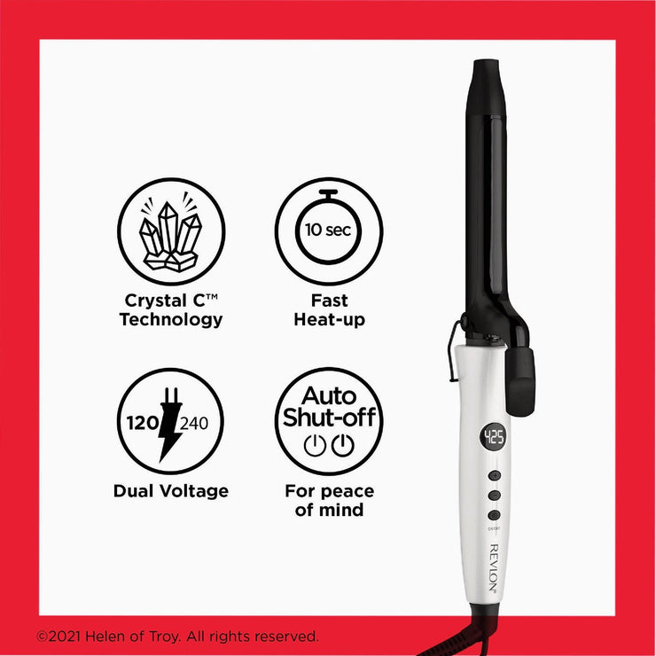 Image of Revlon Dual Voltage 1 In. Curling Iron