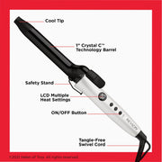 Image of Revlon Dual Voltage 1 In. Curling Iron