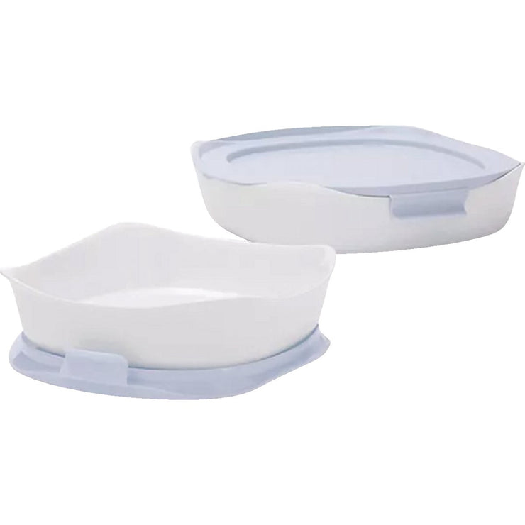 Image of Rubbermaid DuraLite Glass Bakeware Set with Lids