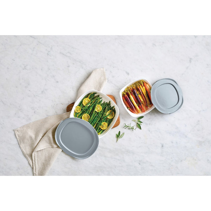 Image of Rubbermaid DuraLite Glass Bakeware Set with Lids