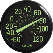 Image of Taylor 13.25 In. Glow In Dark Numbers Dial Thermometer