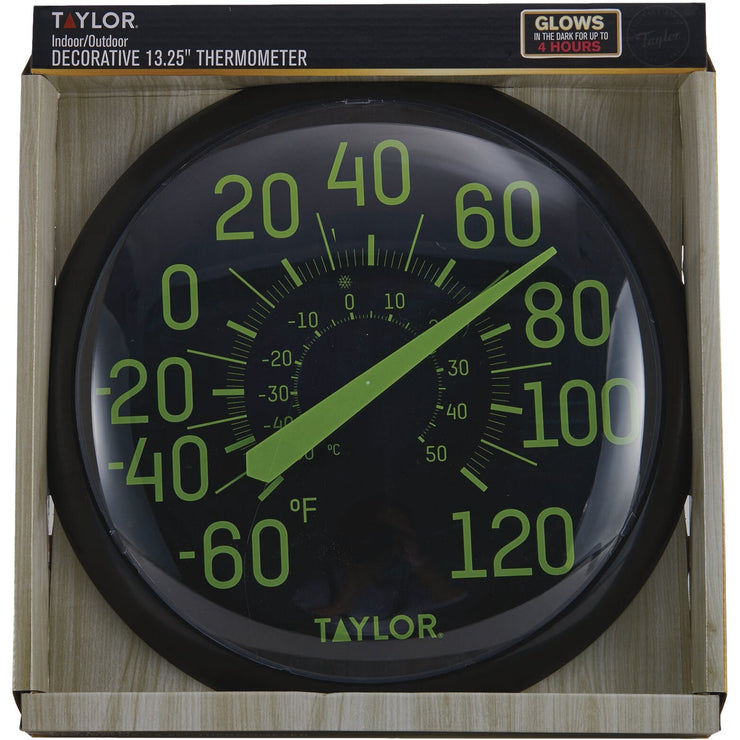 Image of Taylor 13.25 In. Glow In Dark Numbers Dial Thermometer