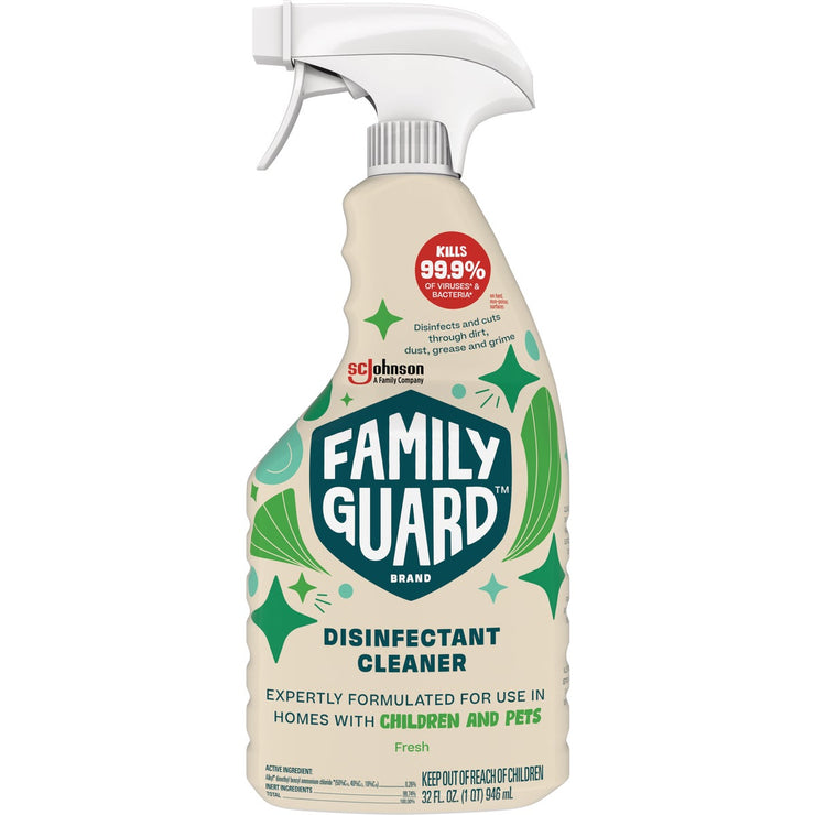 Image of SC Johnson FamilyGuard 32 Oz. Fresh Trigger Spray Disinfectant Cleaner