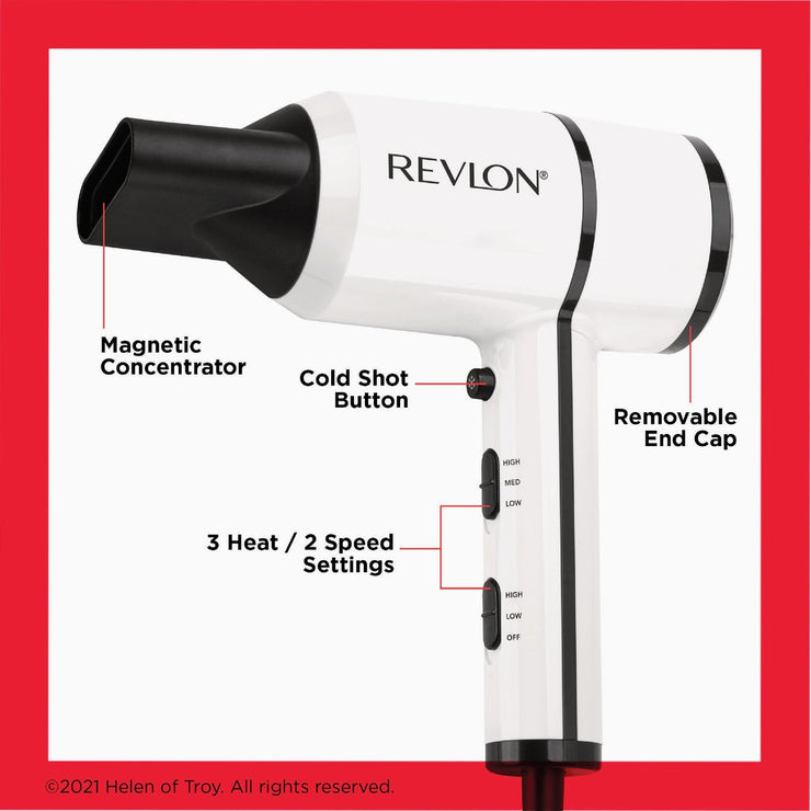 Image of Revlon Crystal C Compact Hair Dryer