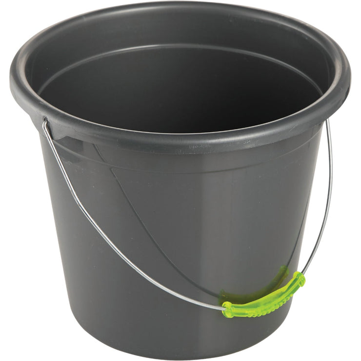Image of Smart Savers 10 Qt. Black Poly Bucket