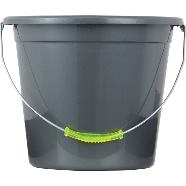 Image of Smart Savers 10 Qt. Black Poly Bucket