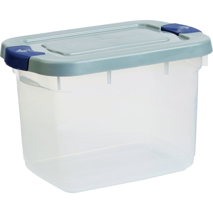 Image of Rubbermaid Roughneck 19 Qt./18L Clear Storage Tote