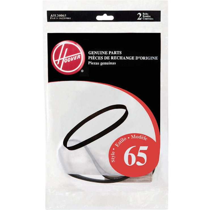 Image of Hoover Style 65 Flat Non-Stretch Vacuum Cleaner Belt 65 (2-Pack)