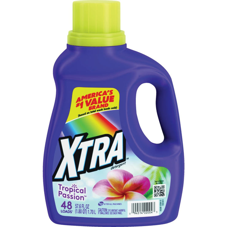Image of Xtra 57.6 Oz. Tropical Passion Liquid Laundry Detergent