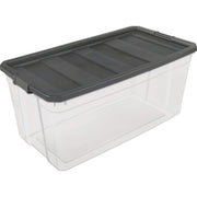 Image of Sterilite 200 Qt./189L Flat Gray Stacker Box