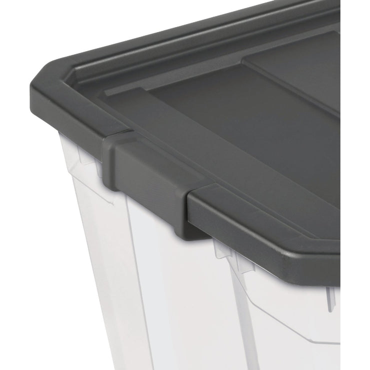 Image of Sterilite 200 Qt./189L Flat Gray Stacker Box