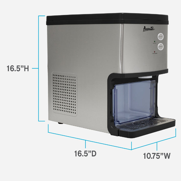 Image of Avanti Elite 33 Lb. Portable Nugget Ice Maker & Dispenser
