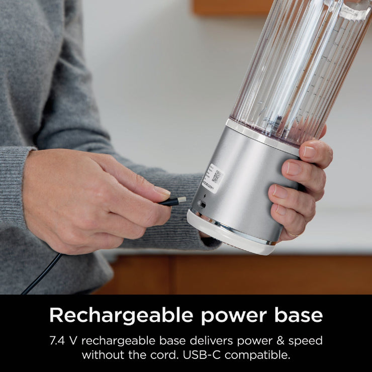 Image of Ninja Blast 16 Oz. White Portable Blender