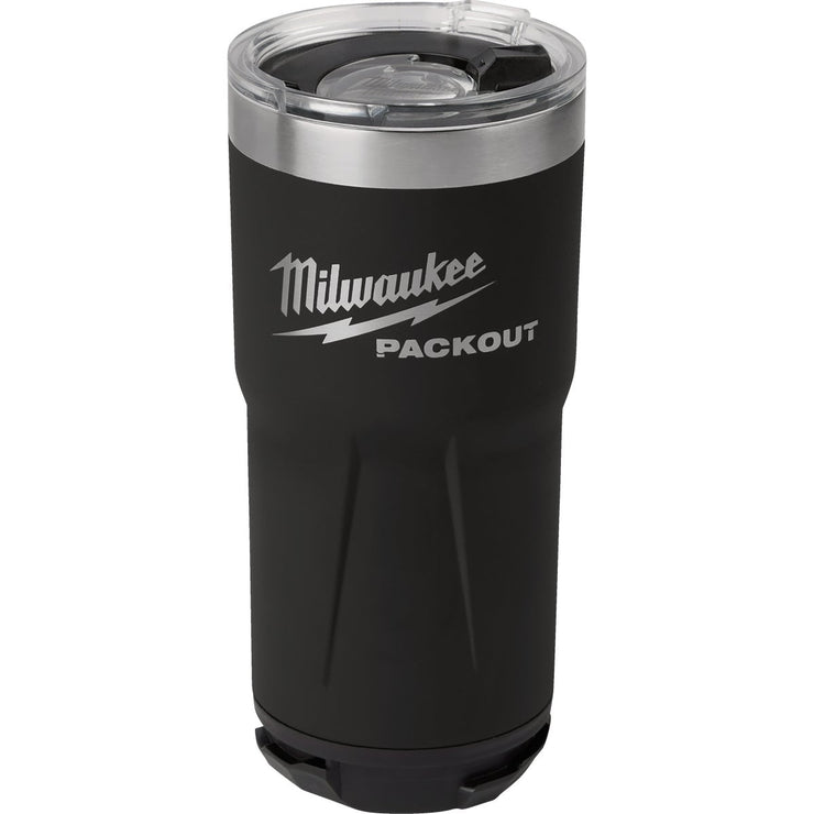 Image of Milwaukee PackOut 20 Oz. Black Insulated Tumbler