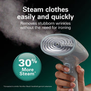 Image of Hamilton Beach 1200W Gray Handheld Garment Steamer