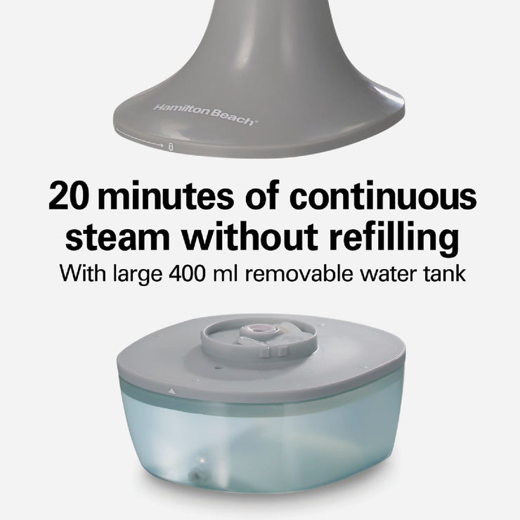 Image of Hamilton Beach 1200W Gray Handheld Garment Steamer