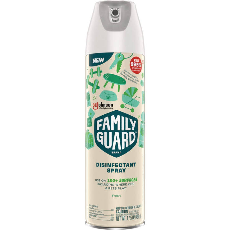 Image of SC Johnson FamilyGuard 17.5 Oz. Fresh Aerosol Spray Disinfectant