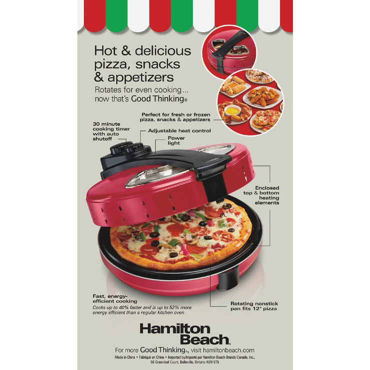 Image of Hamilton Beach 12 In. Pizza Maker