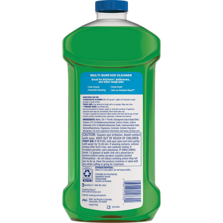 Image of Mr. Clean 41 Oz. Gain Original Scent 2X Concentrated Multi-Surface Cleaner