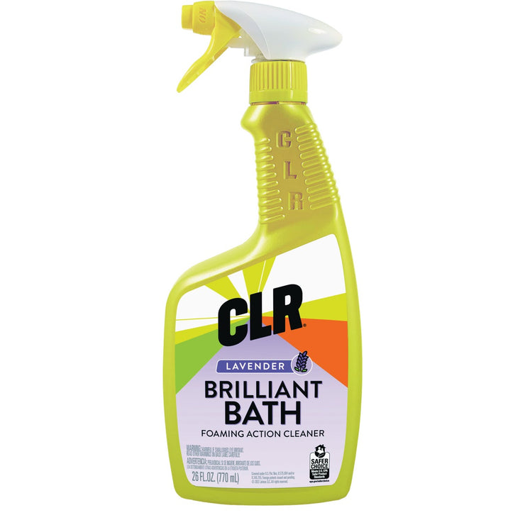 Image of CLR 26 Oz. Brilliant Bath Lavender Foaming Action Cleaner