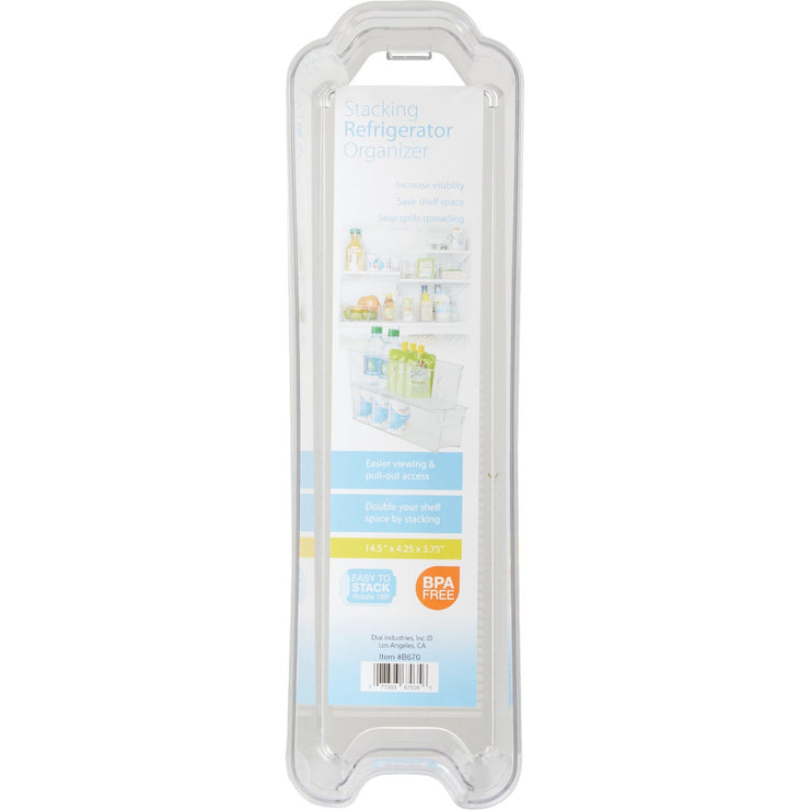 Image of Dial 3.75 In. x 4.25 in. x 14.5 In. Stacking Refrigerator Organizer