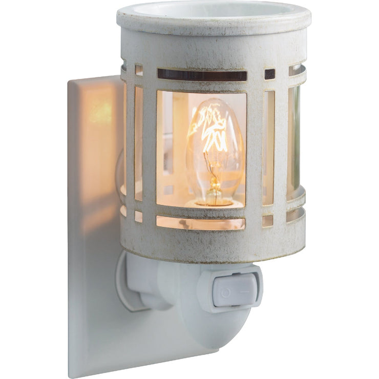 Image of Candle Warmers Classic Metal Mission Ceramic Pluggable Fragrance Warmer