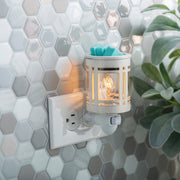 Image of Candle Warmers Classic Metal Mission Ceramic Pluggable Fragrance Warmer