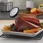 Image of Taylor Black Rim Silicone Bumper Dial Meat Thermometer
