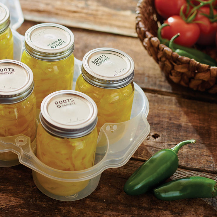 Image of Roots & Harvest SafeCrate Pint Jar Storage Container (6 Jar Capacity)