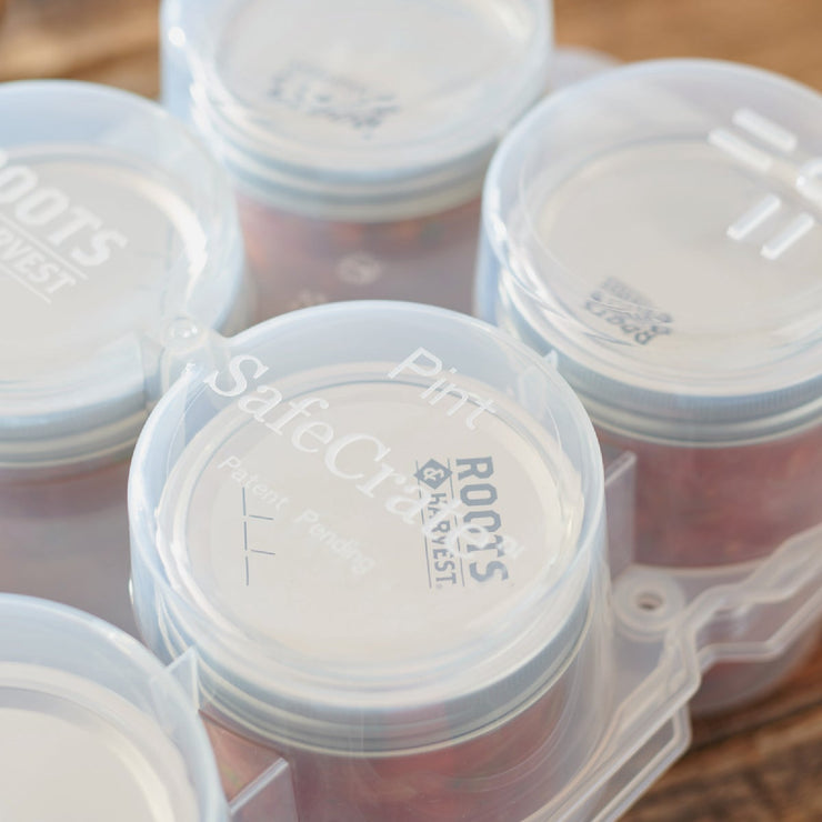 Image of Roots & Harvest SafeCrate Pint Jar Storage Container (6 Jar Capacity)