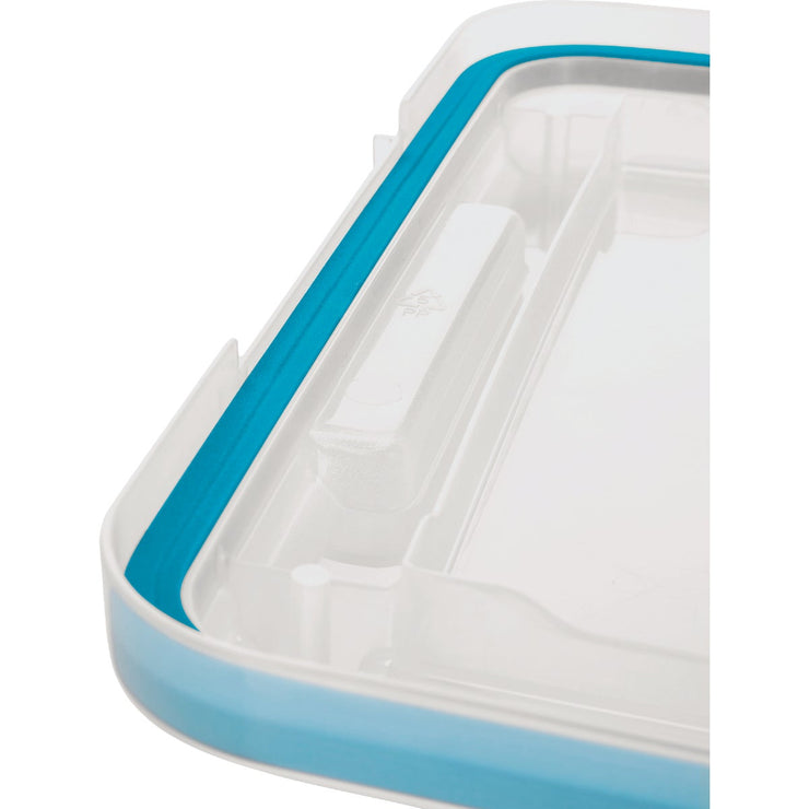 Image of Sterilite 120 Qt./114 Ltr. Blue Aquarium Wheeled Gasket Box