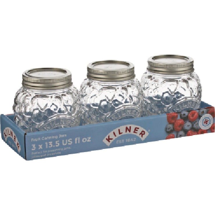 Image of Kilner 13.5 Oz. Berry Fruit Canning Jar (3-Count)