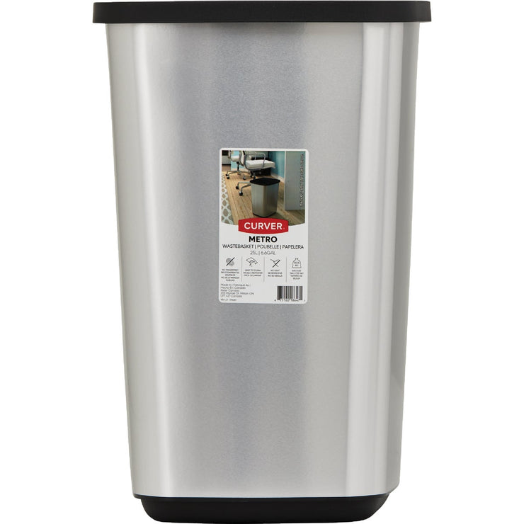 Image of Curver Metro Vanity 6.6 Gal. Wastebasket