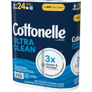 Image of Cottonelle Ultra Clean Strong Toilet Paper (6-Mega Rolls)